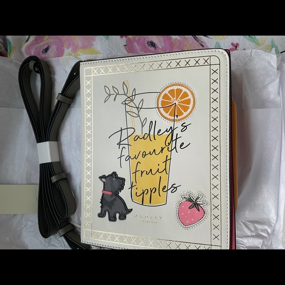 NWT Radley London Book Street Fruit Small Flapover Crossbody - Picture 7 of 13